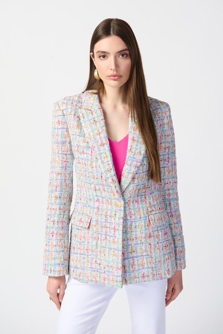 Bouclé Fitted Blazer – Steppin' Out